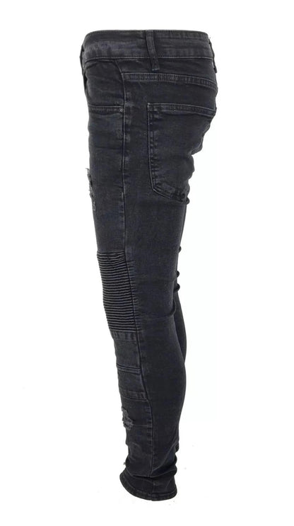 Men’s Designer Slim-Fit Ripped Jeans