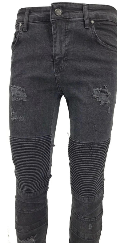 Men’s Designer Slim-Fit Ripped Jeans